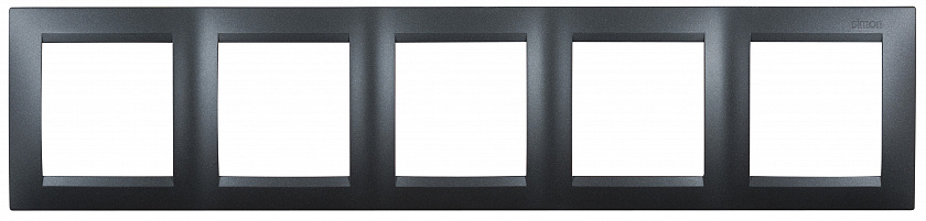Simon 15 Рамка графит 5я (1500650-038)